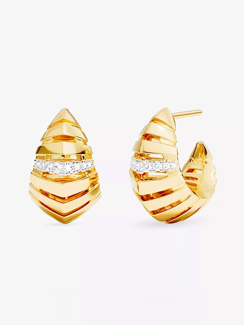APM Monaco Rayon de Soleil Small Hoop Earrings